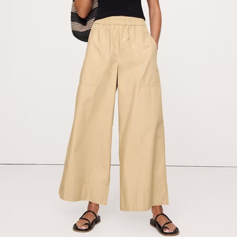 Banana Republic Drawstring Cropped Pants